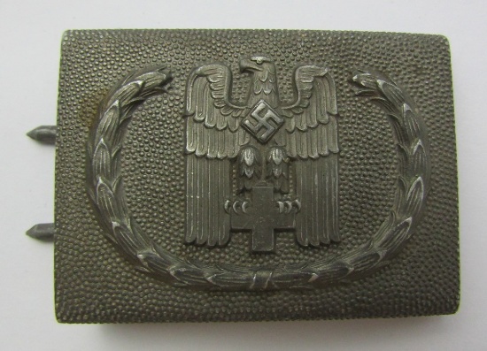 WW2 German DRK Red Cross Belt Buckle For EM