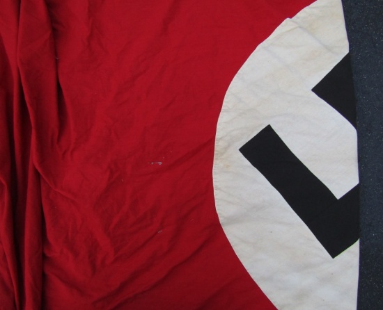 Large Size Multi Piece Nazi Party Battle Flag-Double Sided W/Hanger clips