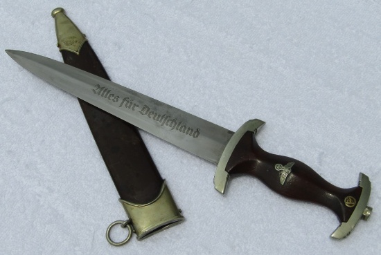 Early Third Reich SA Dagger With Scabbard-F. DICK Maker Marked