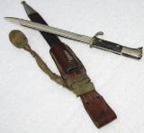 Weimar/Early Third Reich Long Model Dress Bayonet W/Spear Point Blade-Frog/Portepee