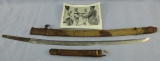 U.S. Vet Estate  Hand Forged Japanese Samurai/katana Sword-