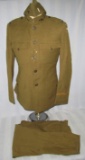 Named WW1 80th Division Medical Officer's Tunic-Pants-Cap Uniform Grouping