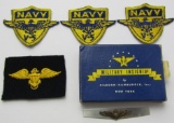 WW2 Period U.S. Navy V-5 Program Related Patches/Insignia