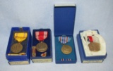 WW2 American Defense/Good Conduct Medals-Vietnam War Period American Campaign Medal