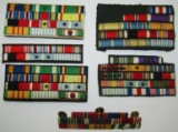 6 Misc. Korean War/Vietnam War Embroidered Ribbon Bars