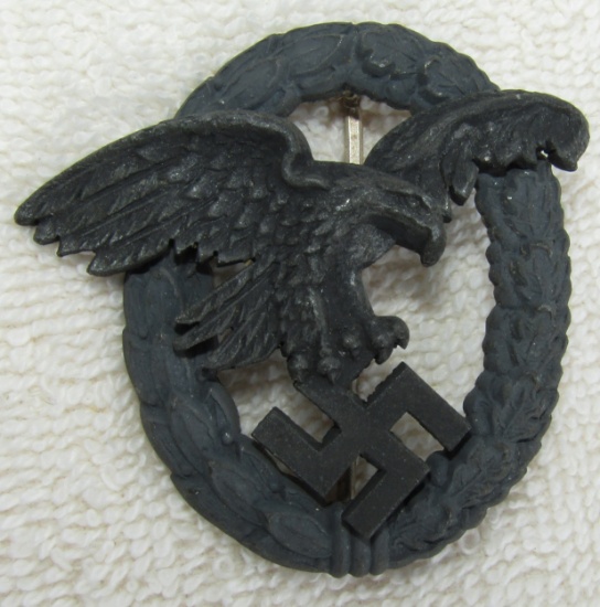 Scarce Maker WW2 Luftwaffe Observer's Badge-PM (Paul Meybauer)