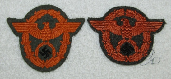 2pcs-WW2 Nazi Police Feldgendarmerie Sleeve Patches