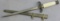 WW2 Period Miniature Wehrmacht Officer's Dagger With Scabbard