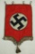 Multi Piece Silk NSDAP Banner-Double Sided-Gold Bullion Fringe/Accents-Excellent Display Size