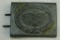 2 Piece  Luftwaffe Belt Buckle For Enlisted-Scarce Pebbled Zinc Variant