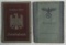 2pcs-Early Third Reich Arbeitsbuch/Named-Nazi Era Wehrpass W/Several Entries/Photo