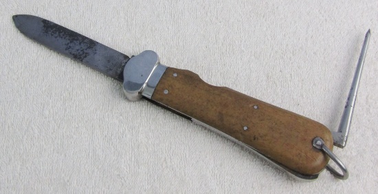 1st Model Luftwaffe Paratrooper Gravity Knife-SUPER RARE Late Version W/Carbon Steel Blade