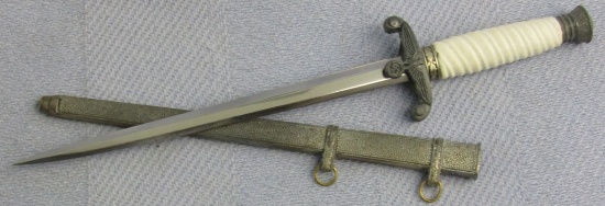 WW2 Period Miniature Wehrmacht Officer's Dagger With Scabbard