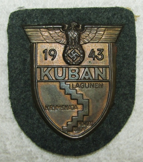 Wehrmacht Issue KUBAN Arm Shield