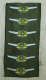 Scarce Unissued/Uncut Strip Of WW2 Japanese Army Pilot Wings-Silk Embroidered-6 Examples