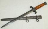 Wehrmacht Officer's Dagger With Scabbard-Rare Maker-MAX WEYERSBERG WAFFENFABRIK