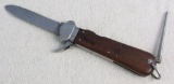 1st Model Luftwaffe Paratrooper Gravity Knife-PAUL WEYERSBERG-Early Acceptance Stamp