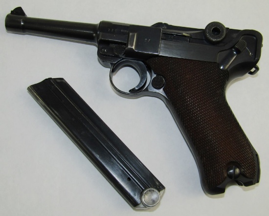 Rare Navy Issue Mauser S/42 Luger-1938 Dated-Numbers Match-Navy Stamped N2610 On Spine