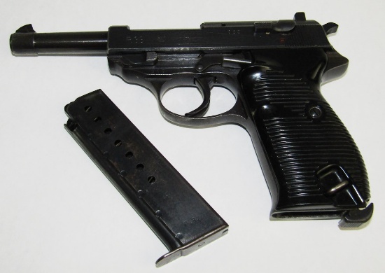 P38 9mm Pistol. Mauser Code "byf 44" With Clip