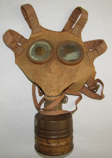 Scarce WW2 Japanese Soldier Gas Mask With Filter