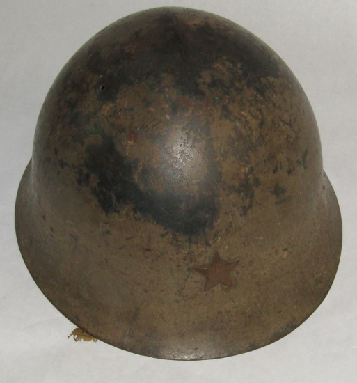 WW2 Japanese Type 90 Helmet With Metal Star Device