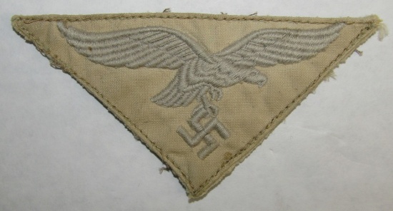 Garment Removed Luftwaffe Tropical Shirt Breast Insignia For EM/NCO