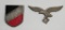 Luftwaffe Tropical Helmet Insignia-Shield/Eagle