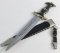 Rare Exclamation Motto SS Dagger W/Scabbard For EM-