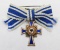 Scarce Miniature Mother's Cross For the lapel-Pin Back With Bow Tie Ribbon