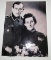 Wedding Photo Reprint Depicting An SS Soldier With Rare SS Marksman Badge In Wear