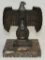 Political Style Bronze Eagle With Marble Base Desk Sculpture