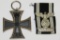 WW1 Iron Cross 2nd Class W/2nd Class EK1 Spange/Ribbon