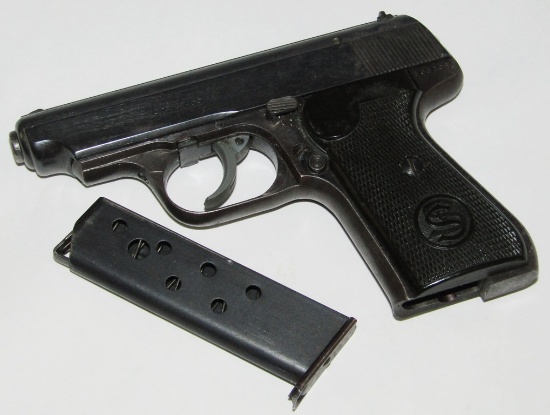Late War Sauer & Sohn Model 38H 7.65 Ca. Pistol-Correct Eagle/N Stampings