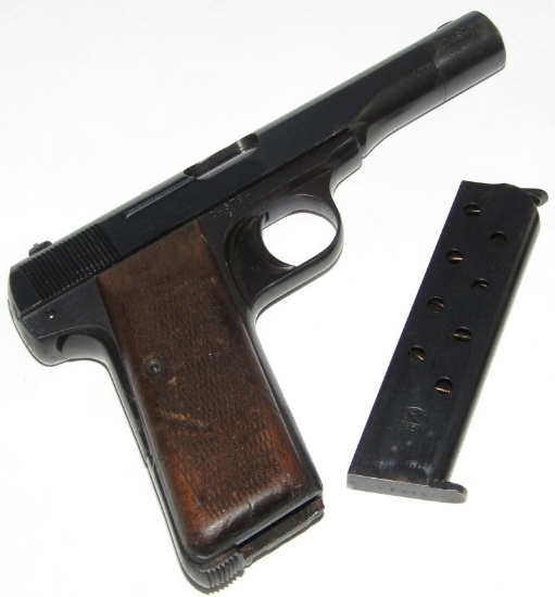 M1922 FN Browning 7.65mm Pistol With Wehrmacht Proof Stamps-Matching #'s/Clip-SS Issue?