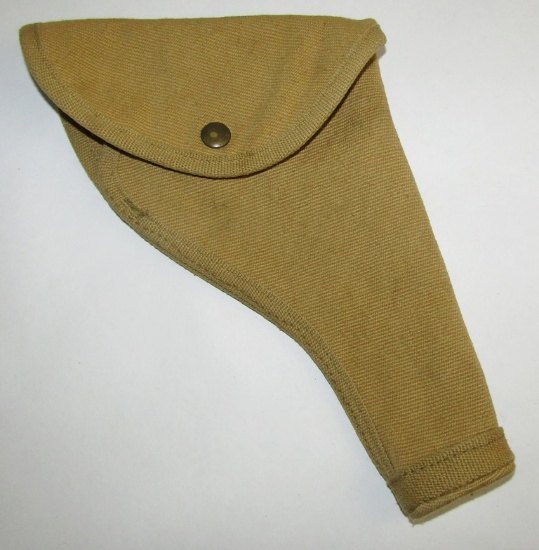 WW2 Webley Pistol Canvas Holster-Canadian Issue-1941 Dated