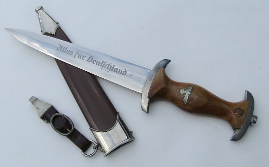 SA Dagger For Enlisted W/Scabbard- RZM M7/13 "Arthur Schuttelhofer & Co"