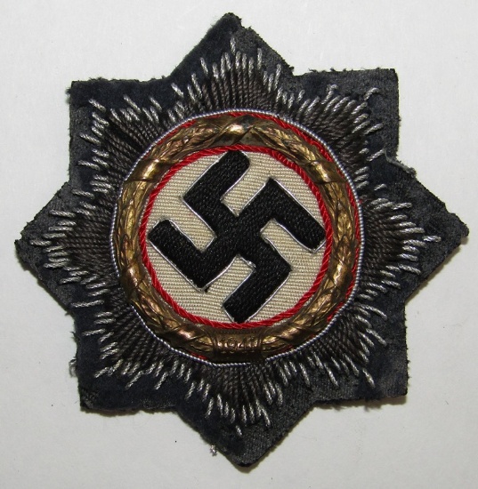Luftwaffe Issue German Cross In Gold-Cloth Version