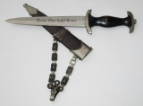 Stellar Example! M1936 SS Officer's Chained Dagger-Rare 