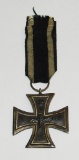 Rare Kingdom Of Prussia 1813 Iron Cross 2nd Class With Ribbon