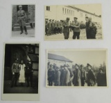 3 Photo Postcards/1 Original Snapshot Photo Of German SA/Other Soldiers