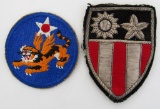 2pcs-WW2 Embroidered 14th AAF 