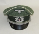 Reproduction Wehrmacht Infantry Officer's Visor Cap For Display/Reenactor