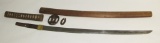Koto Wakizashi Sword In Samurai Style Mounts-Circa 1500's Blade-Signed 