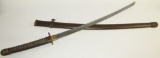 WW2 Era Japanese Army Officer's Type 98 Shin Gunto Samurai Sword-Signed 