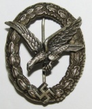 Luftwaffe Air Gunner Badge-Issued Example Without Maker Mark-COA By Detlev Niemann