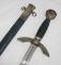 Early Nickel Fittings Luftwaffe Officer's Dress Sword With Scabbard-SMF