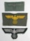 3pcs-WW2 Period-German Uniform Breast Eagles-Cap Insignia