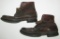 U.S. Soldier Brown Leather Combat Ankle Boots-1942-1946 Pattern