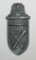 NARVIK Campaign Shield In Fein Zinc-4 Prong Reverse Without Wool Backing