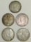 5pcs-1936 Deutsches Reich 5 Mark Silver Coins